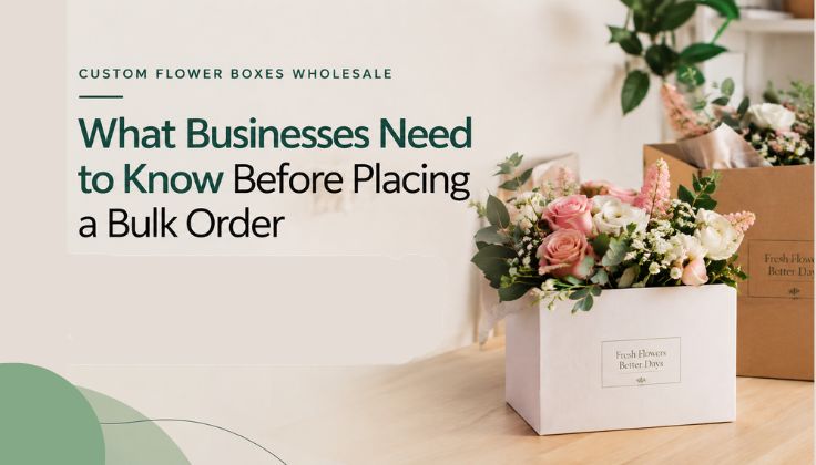 Custom Flower Boxes Wholesale: What Businesses Need to Know Before Placing a Bulk Order